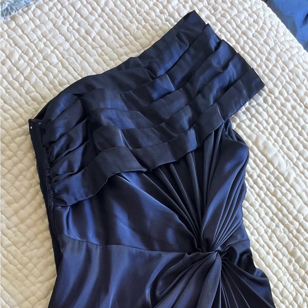 Adrianna Papell navy dress size 8 Special Occasion new